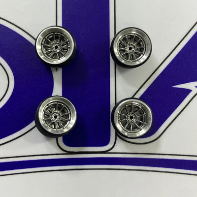 KURO ZOKU SET DE 4 LLANTAS SPOKERS CHROME