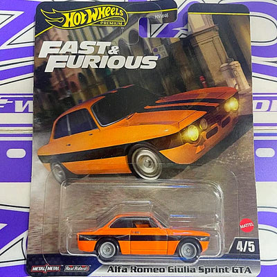 ALFA ROMEO GIULIA SPRINT GTA - Hot Wheels Premium - Zoladi Perú