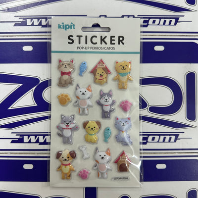 STICKER POP UP PERROS Y GATOS - darkloi - Zoladi Perú