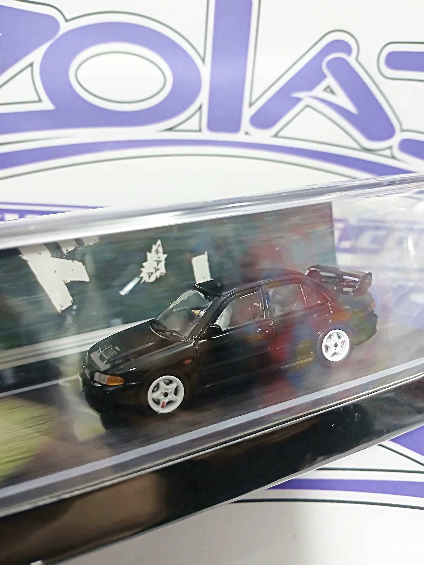 1/64 SCALE MITSUBISHI LANCER RS EVOLUTION III