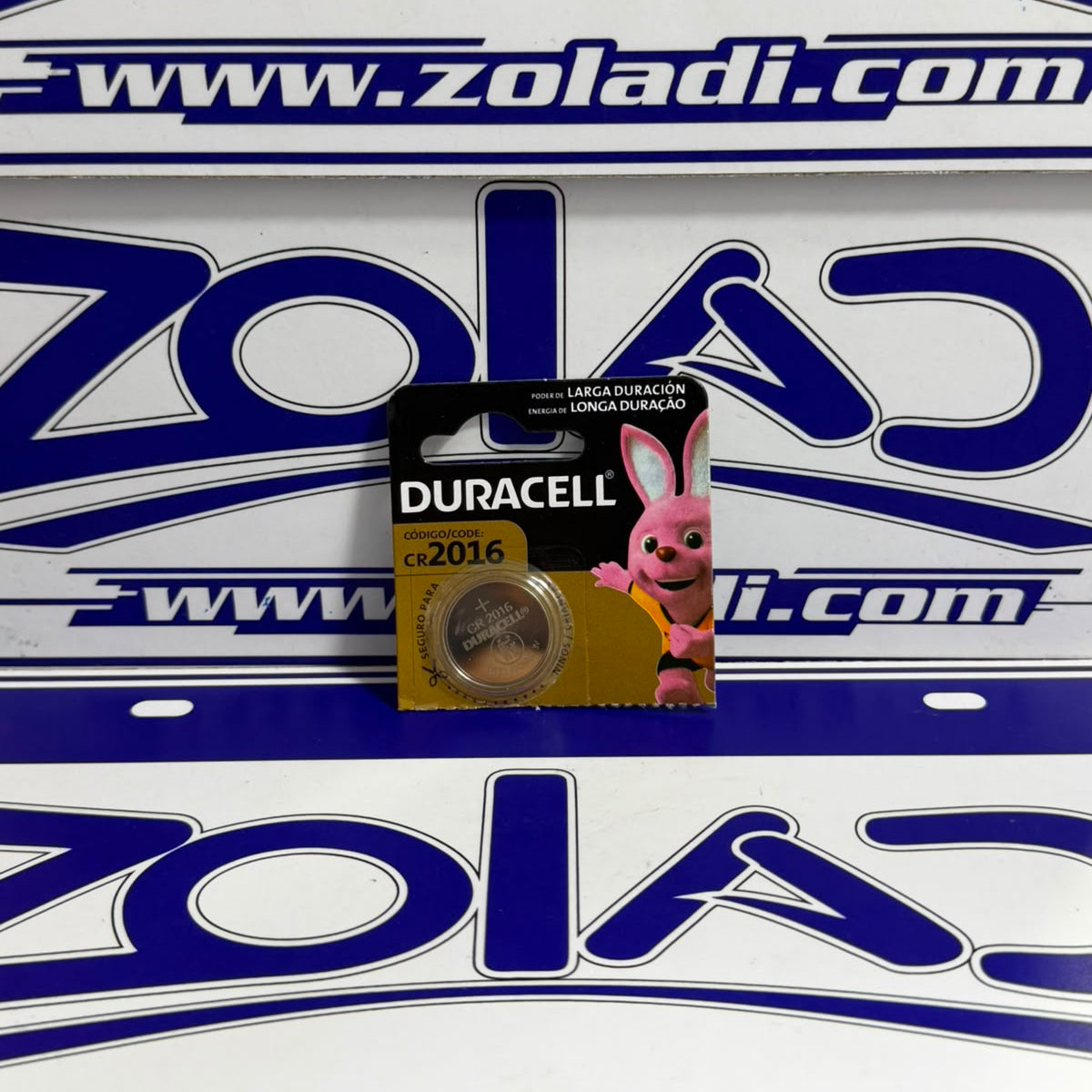 PILA DE BOTON CR2016 DURACELL
