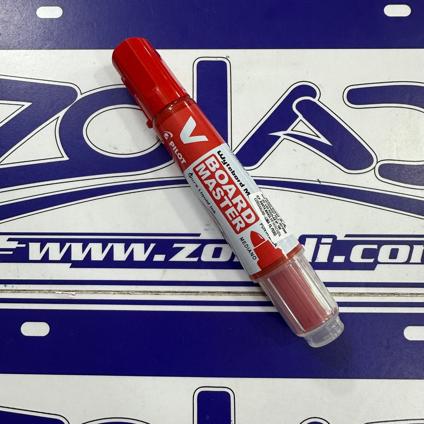 PLUMON PILOT PIZARRA RECARGABLE WBMA ROJO