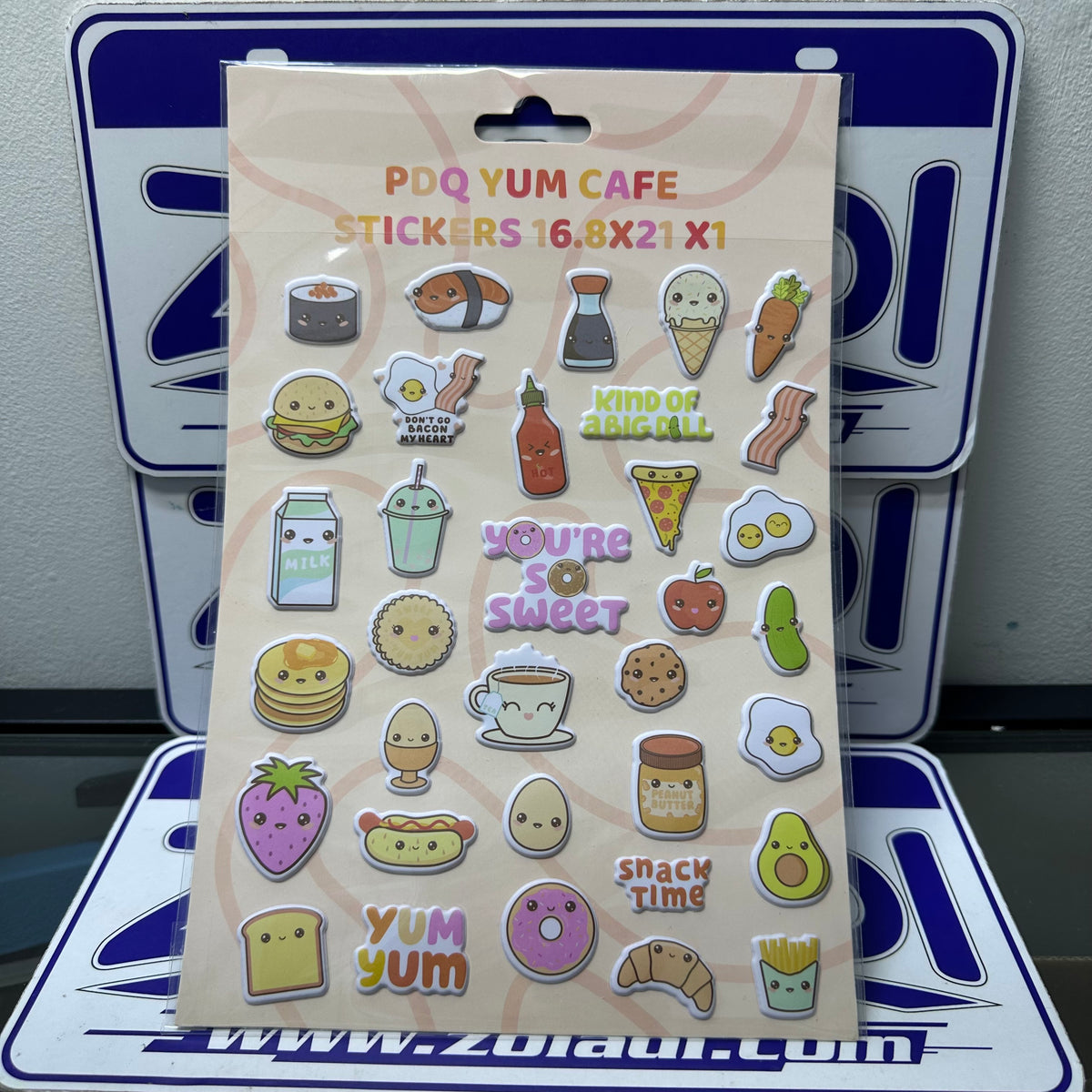 STICKERS YUM CAFE PARA DECORAR Y COLECCIONAR