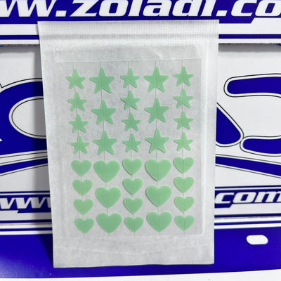 PARCHES PARA ACNE DECORATIVOS DE ESTRELLITAS Y CORAZONES
