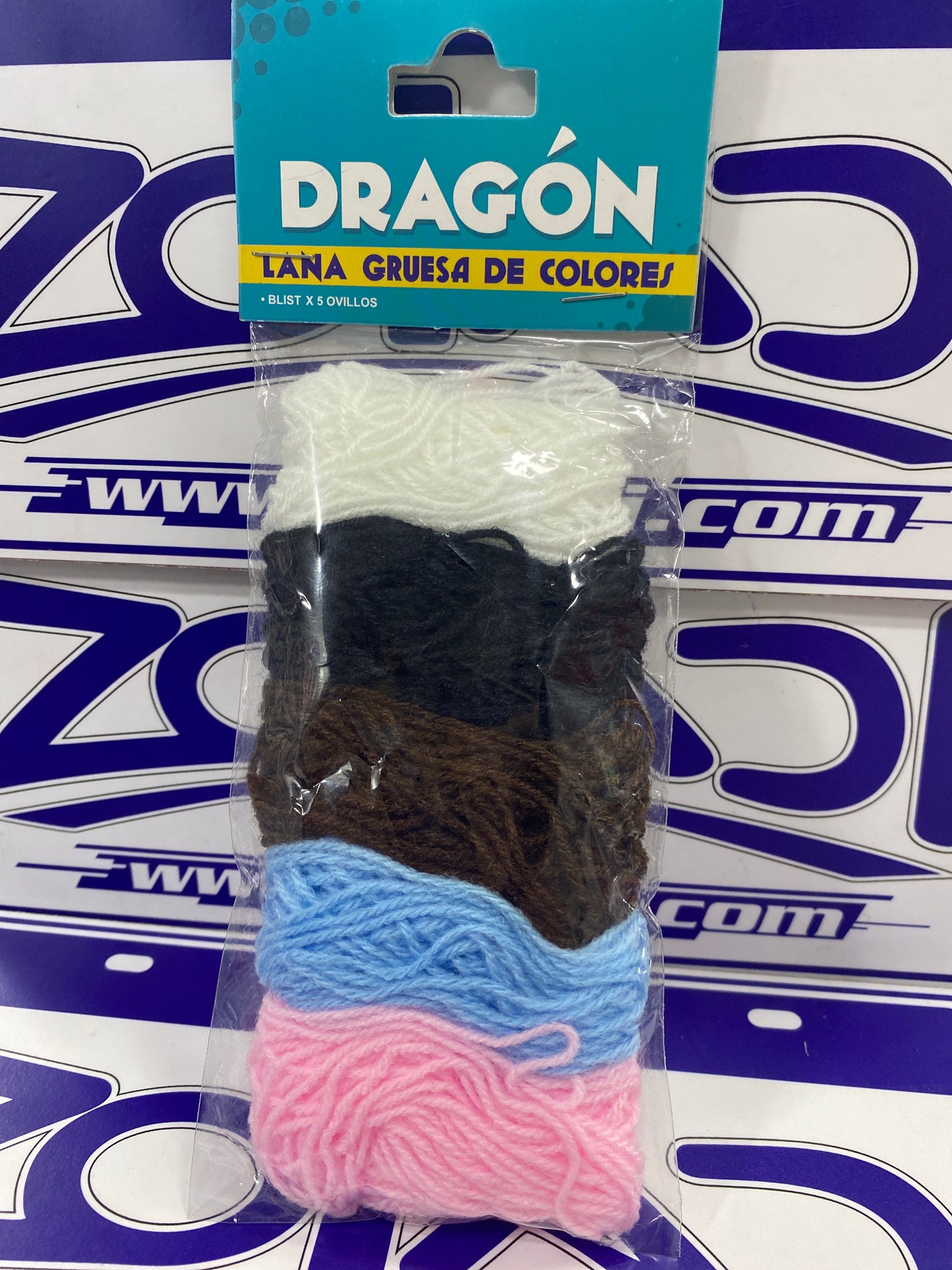 LANA GRUESA DE 6 COLORES DRAGON
