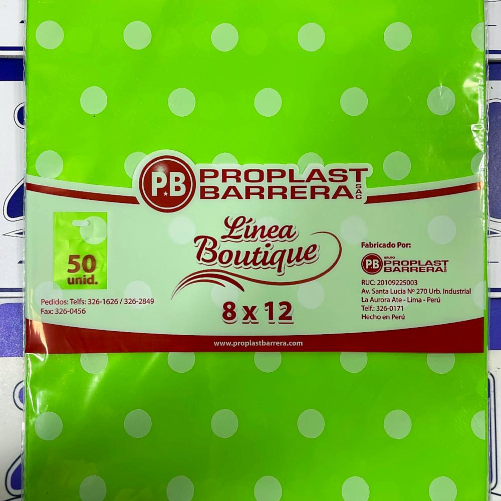 Bolsa Plástica 50und 8x12cm (Pequeña)