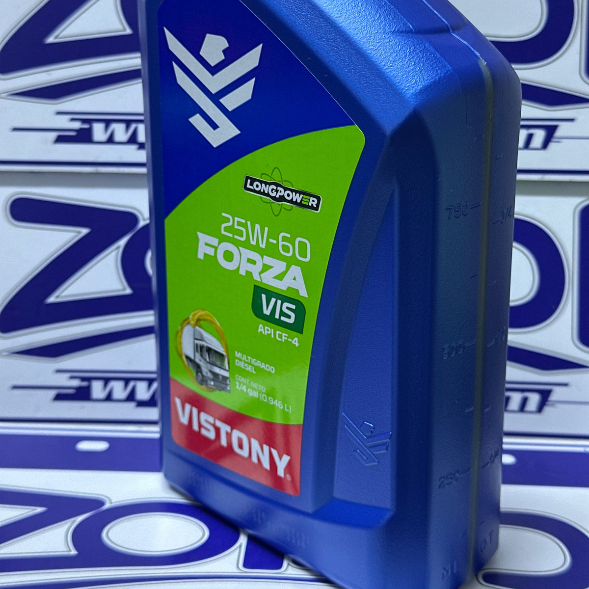 ACEITE PETROLERO VISTONY 25W-60 PARA MOTOR