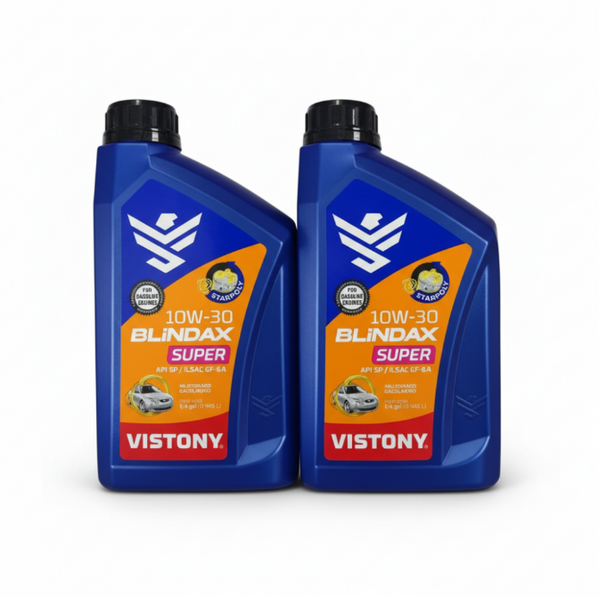 PACK DE 2 ACEITES 10W/30 PARA AUTO Y CAMIONETA