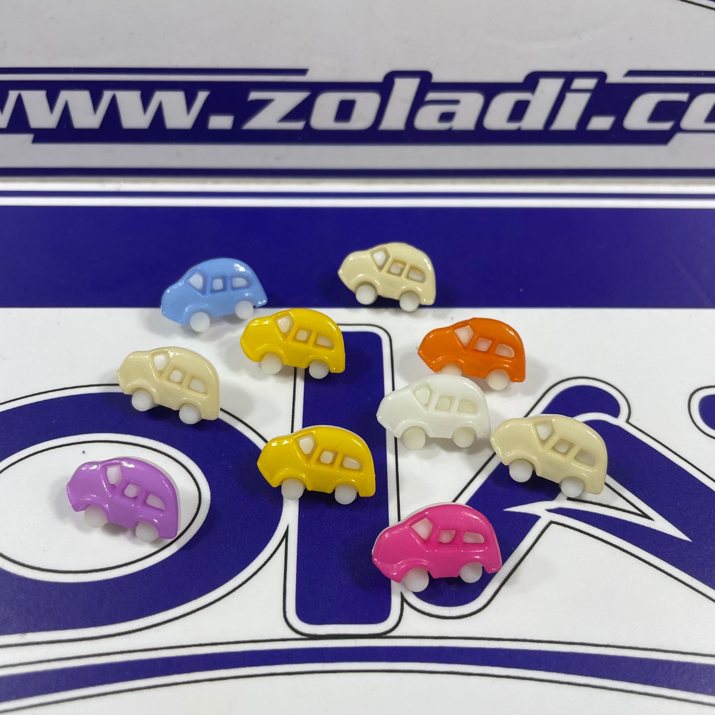 10 BOTONES DE DISEÑO DE CARRITO