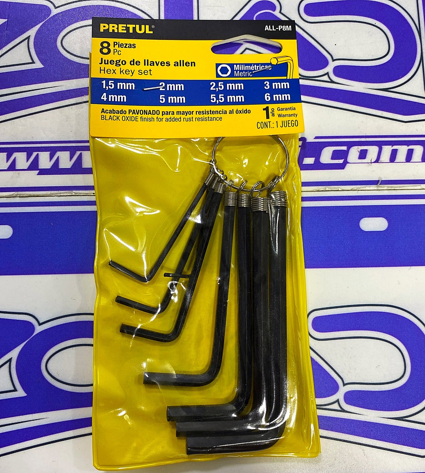 Set de llaves Allen (Metrica)