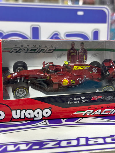 02246 FERRARI SF1000 LECLERC 1/43 FORMULA 1 SIN ACRÍLICO Y SIN CASCO