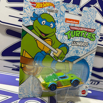 TORTUGAS NINJA LEONARDO Hot Wheels Character Cars disponible en Zoladi Lima
