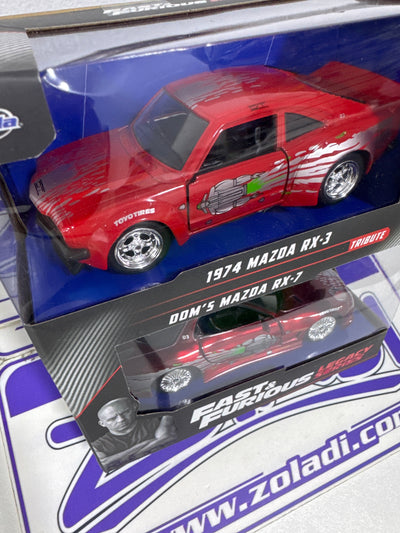 35398 MAZDA RX3 & DOMS MAZDA RX7 1/32 JADA