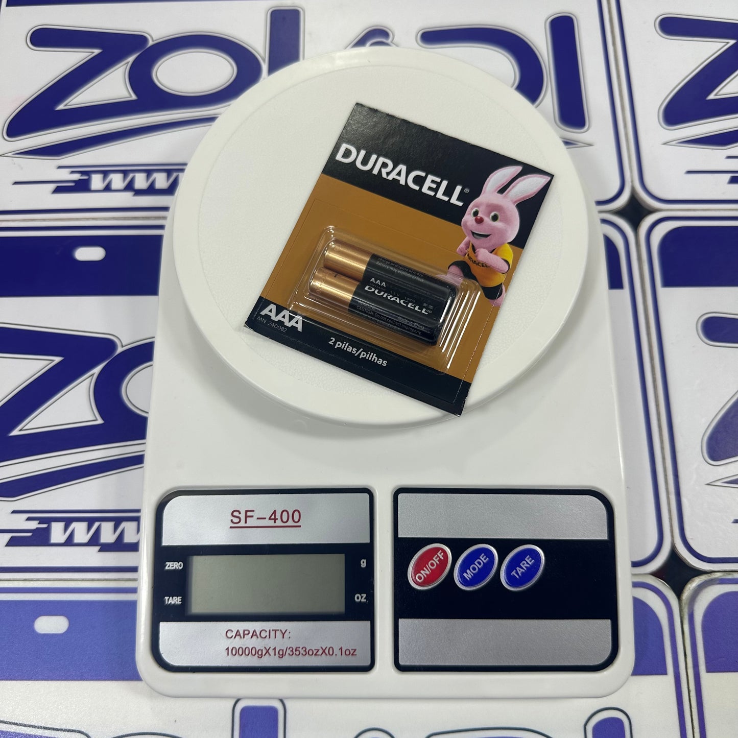 PACK DE BALANZA CON PILAS AAA DURACELL
