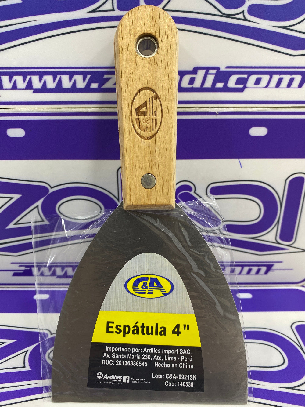 ESPATULA MADERA 4”