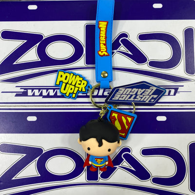 LLAVERO DE SILICONA 3D DEL PERSONAJE SUPERMAN DOC COMIC