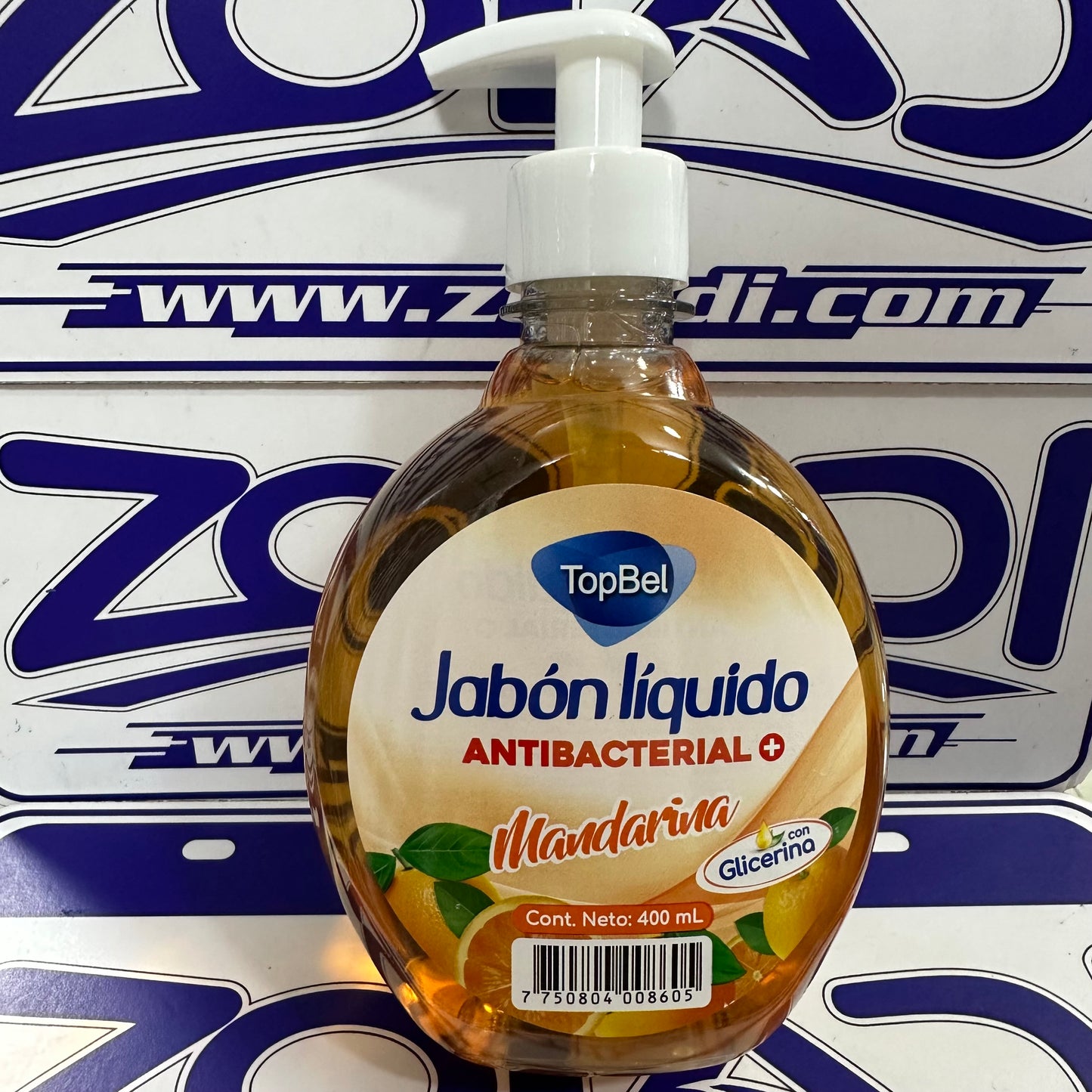 JABON LIQUIDO ANTIBACTERIAL MANDARINA DE 400ml