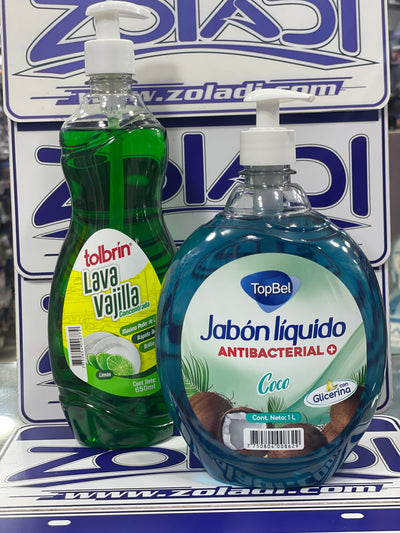PACK LIMPIADOR - LAVAVAJILLA Y JABON ANTIBACTERIAL