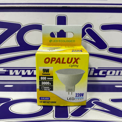 FOCO LED DICROICO LUZ CALIDA - 9W GU5.3