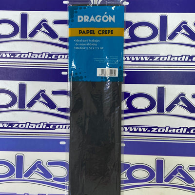 PAPEL CREPE NEGRO - Darkloi - Zoladi Perú