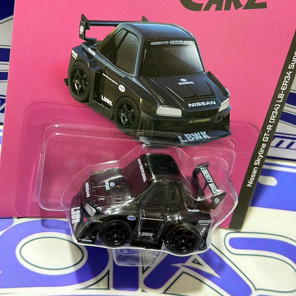 004 NISSAN SKYLINE GTR R34 SILHOUETTE MINI GT QUBE CARZ
