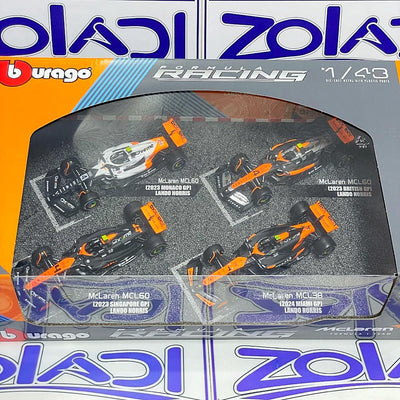 1/43 PACK FÓRMULA 1 MCLAREN LANDO NORRIS #4