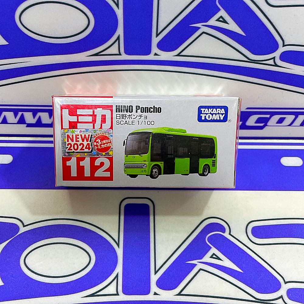112 HINO PONCHO BUS TOMICA