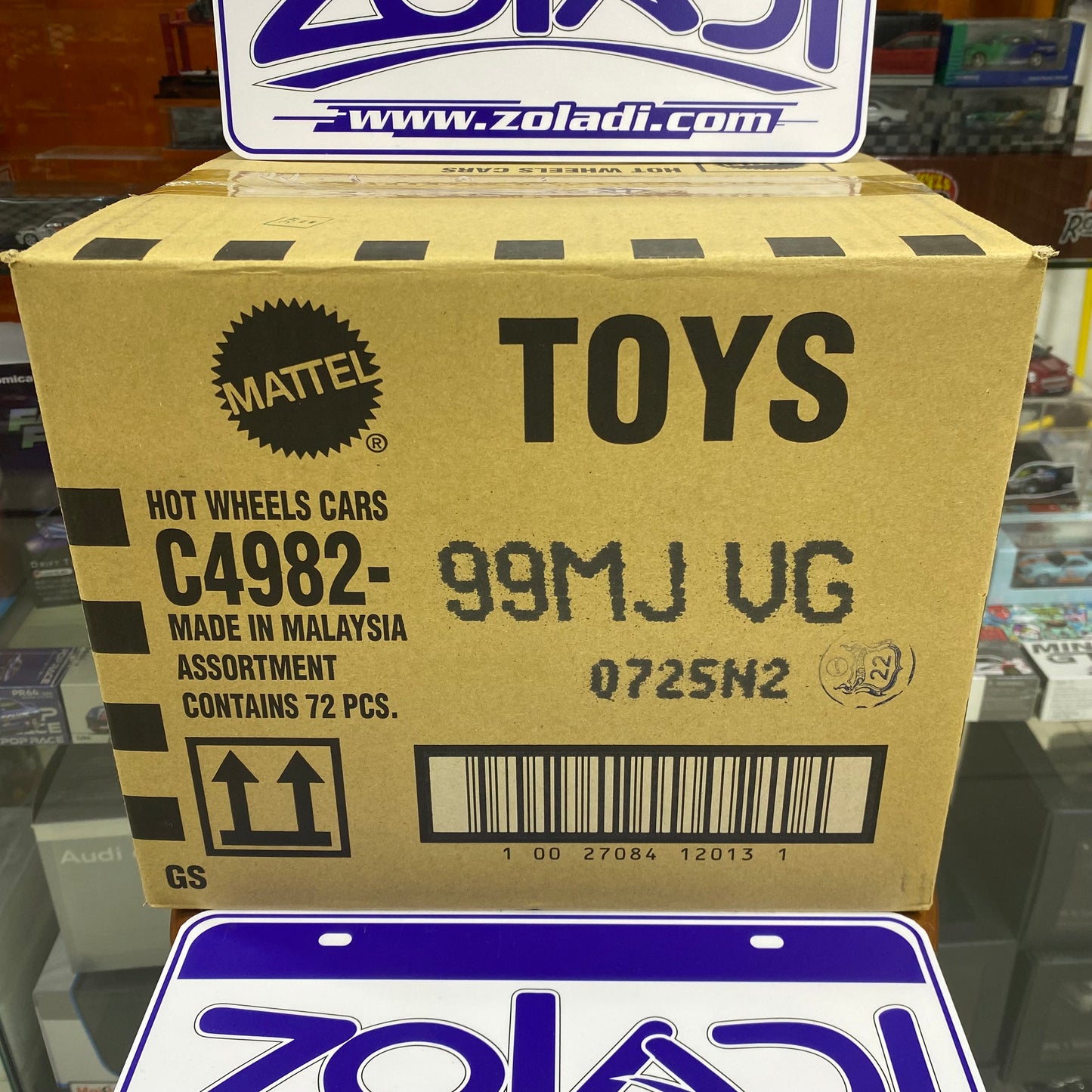 PROMO C4982 CAJA "J”72 HOTWHEELS BÁSICOS CAJA 2025