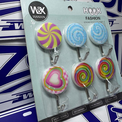 GANCHO PARA COCINA 6 PCS MODELOS ALEATORIOS