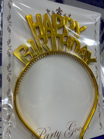 VINCHA DE CUMPLEAÑOS HAPPY BIRTHDAY TIARA