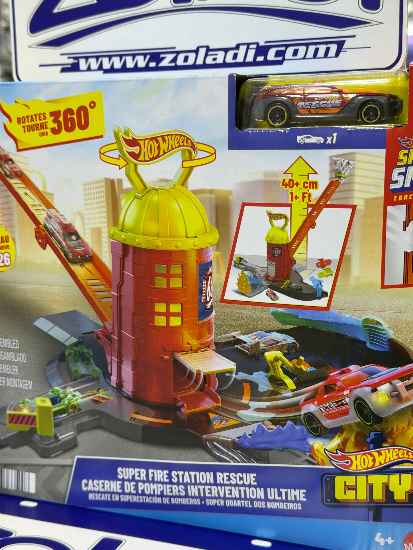 JHL95 SUPER FIRE RESCUE PISTA HOTWHEELS
