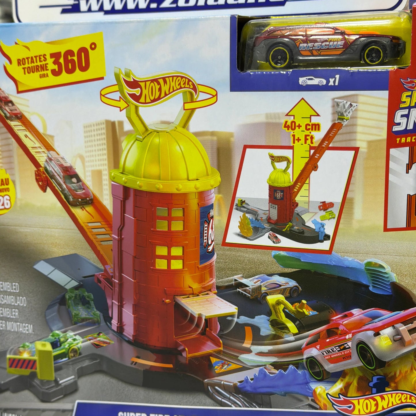 JHL95 SUPER FIRE RESCUE PISTA HOTWHEELS
