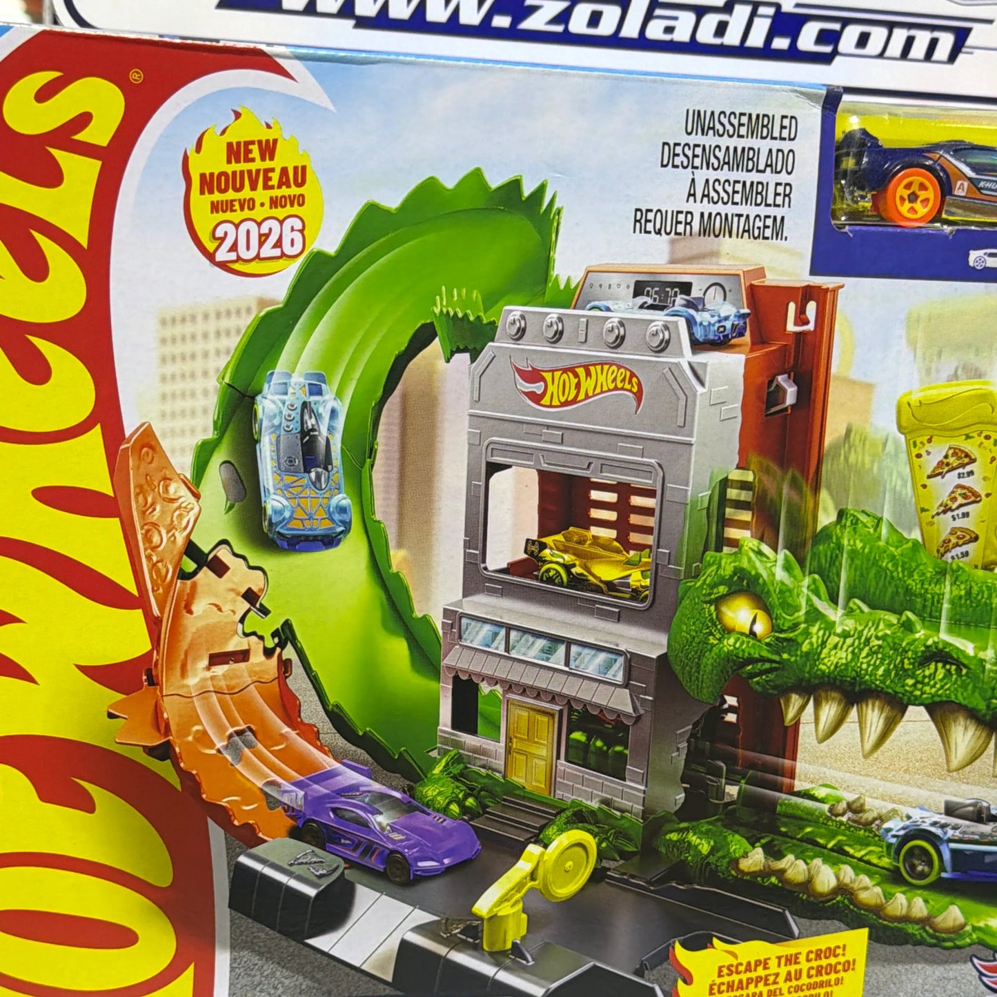 Hot Wheels ATTAQUE CROC PIZZA PISTA HOTWHEELS tienda Zoladi