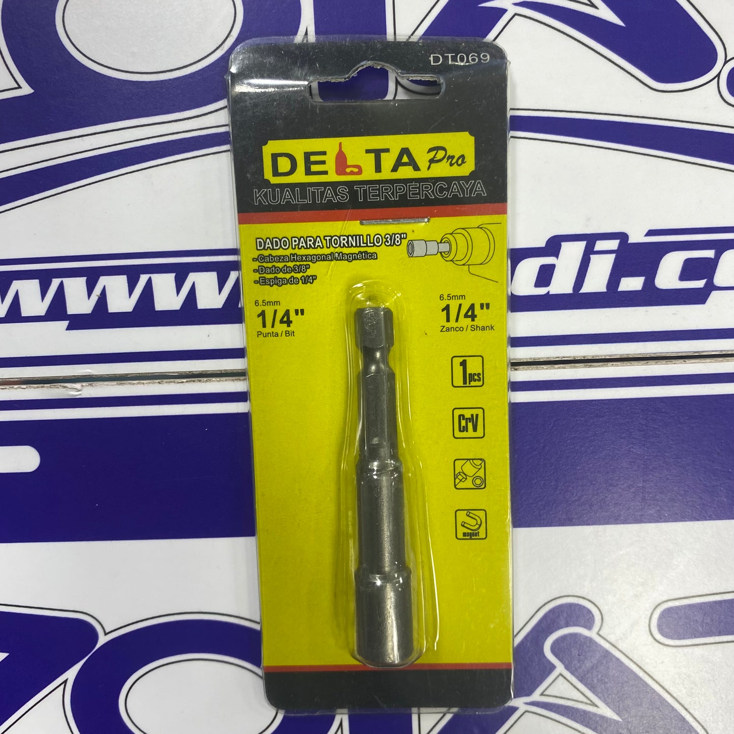 DADO MAGNETICO PARA DESTORNILLADOR ELECTRICO 6.5mm