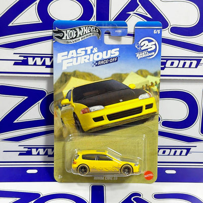 HONDA CIVIC EG 25 ANIVERSARIO FAST AND FURIOUS - Hot Wheels - Zoladi Perú