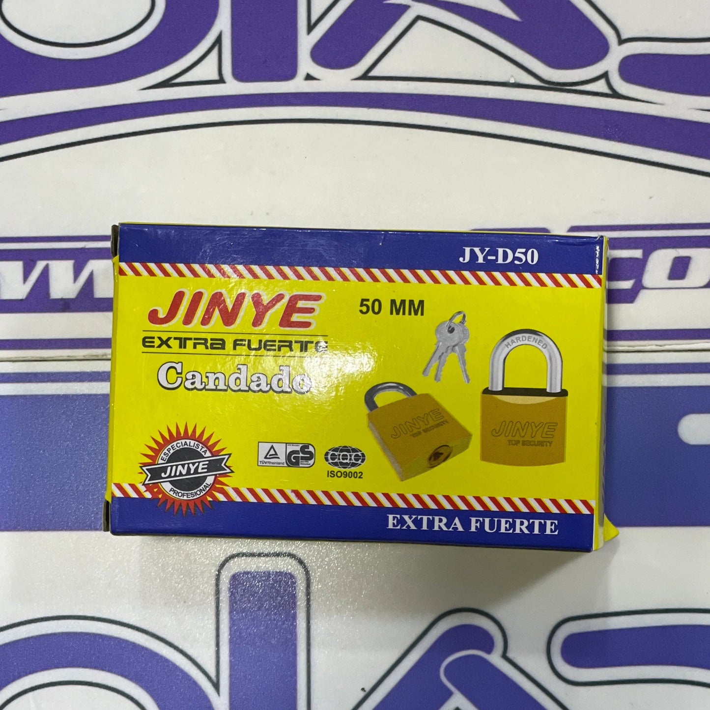 CANDADO EXTRA FUERTE 50MM JINYE