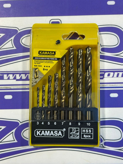 JUEGO DE BROCAS PARA FIERRO