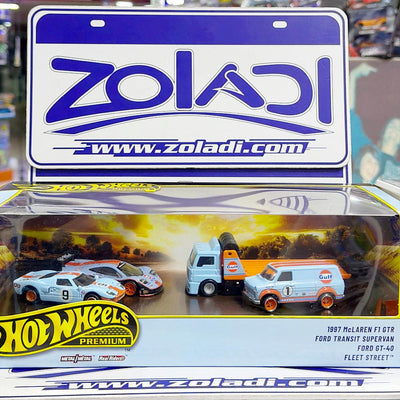 DIORAMA GULF - Hot Wheels Premium - Zoladi Perú