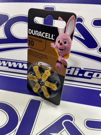 PILA AUDITIVA DURACELL NR 10 paruro disponible en Zoladi Lima