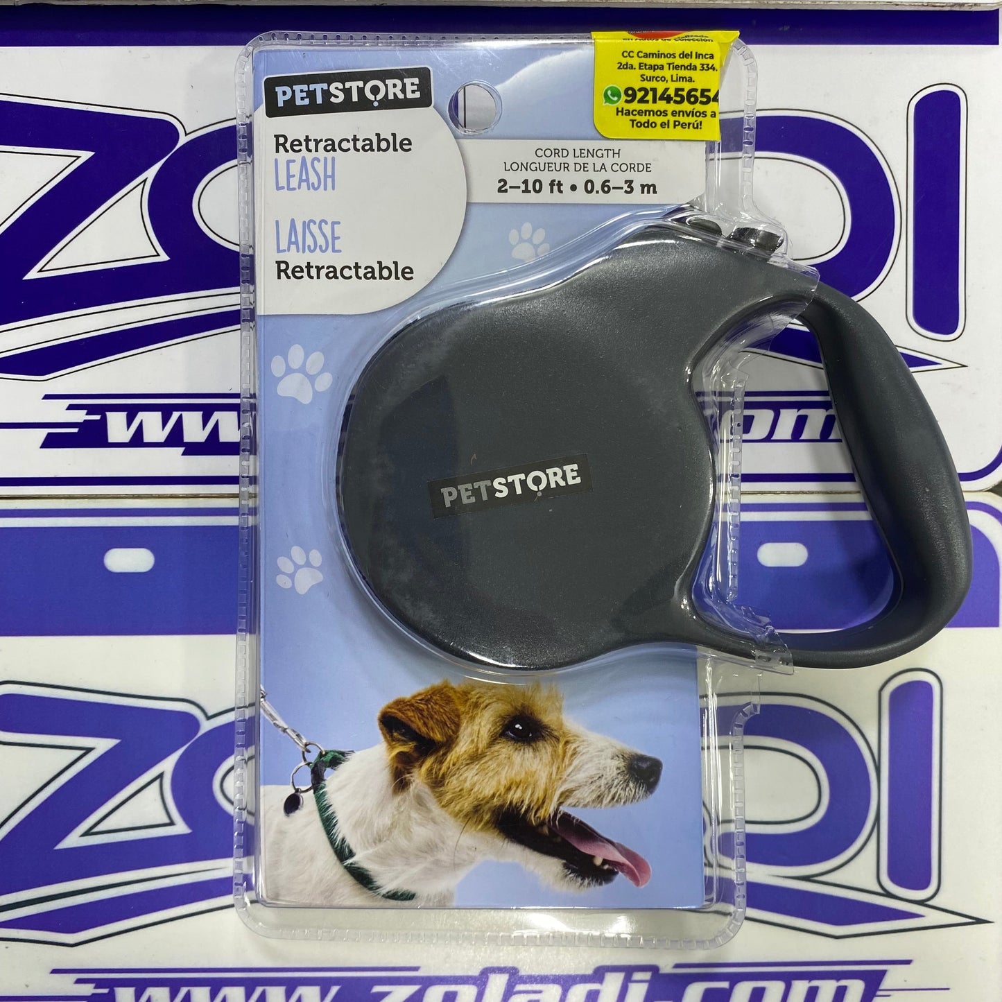 CORREA PARA PERRO RETRACTABLE 3m