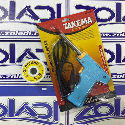 PACK SOLDADOR EXPERTO - PISTOLA PARA SOLDAR Y ESTAÑO 11m