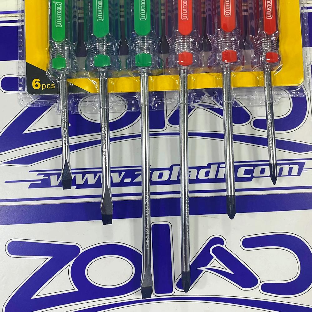 JUEGO DE DESTORNILLADORES DE 6 PIEZAS