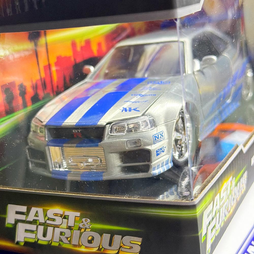 97158 BRIANS NISSAN SKYLINE GTR R34 1/24 FAST AND FURIOUS 25 ANIVERSARIO