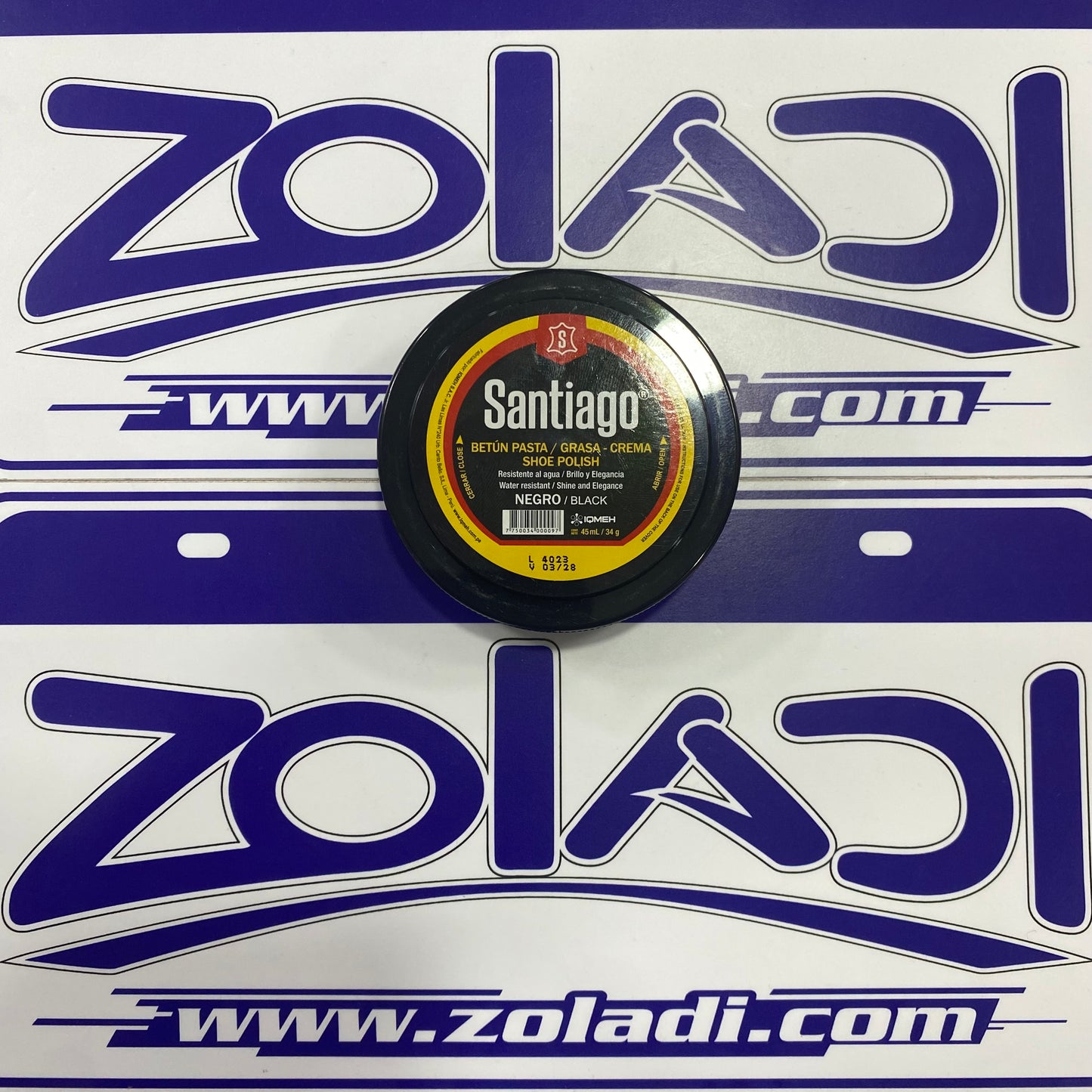 BETÚN PASTA NEGRO SANTIAGO