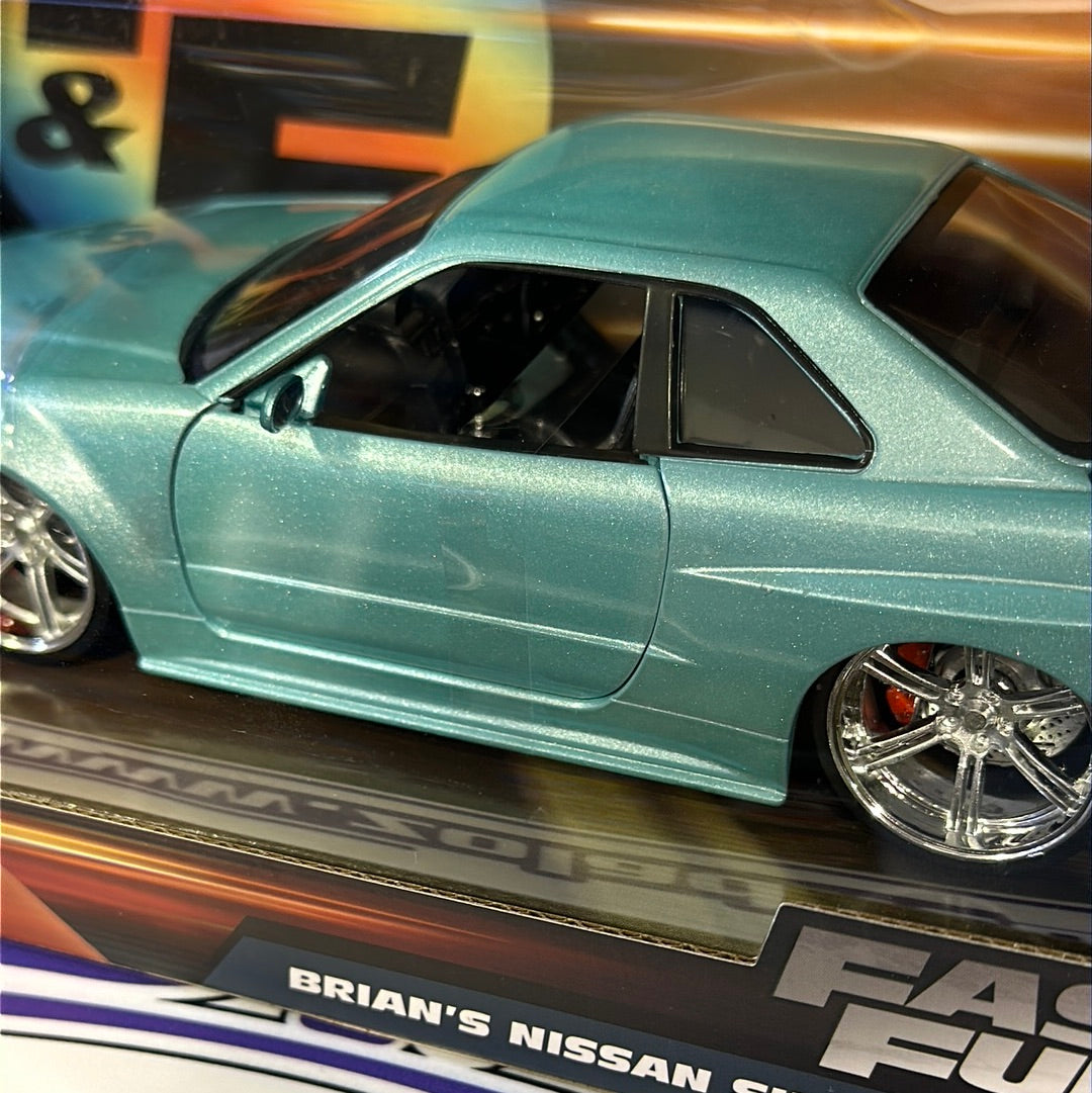 32608 BRIANS NISSAN SKYLINE GTR 34 FAST AND FURIOUS 1/24