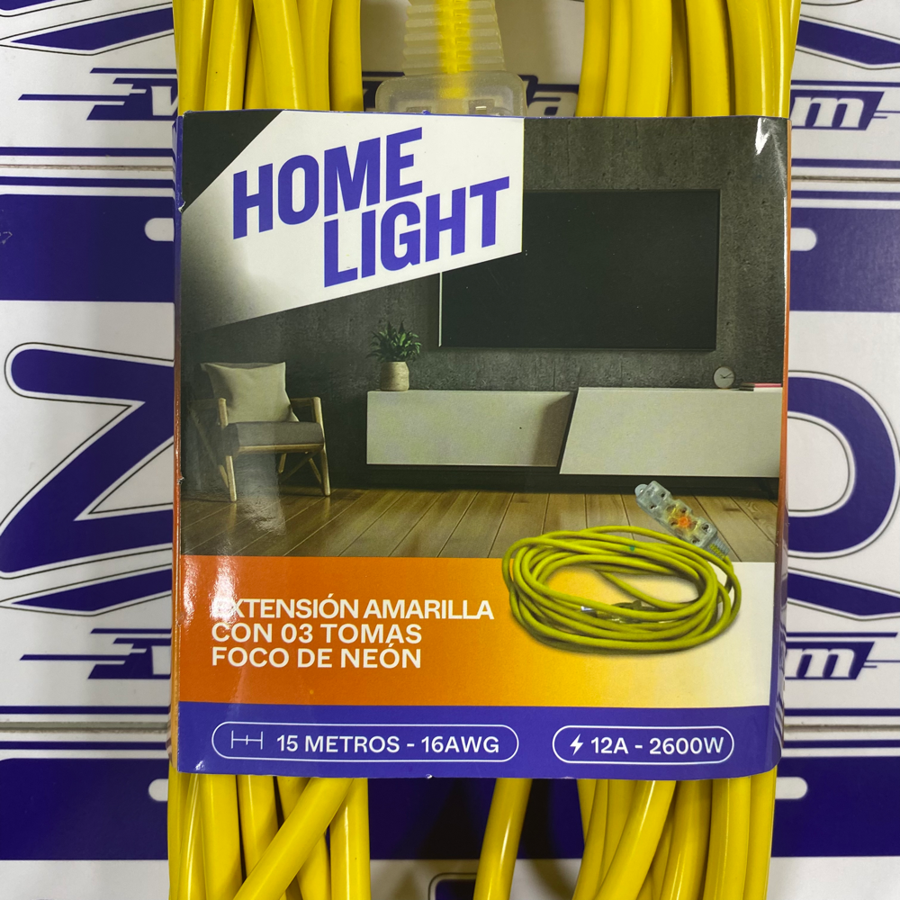 EXTENSION ELECTRICA DE 15m CON INDICADOR