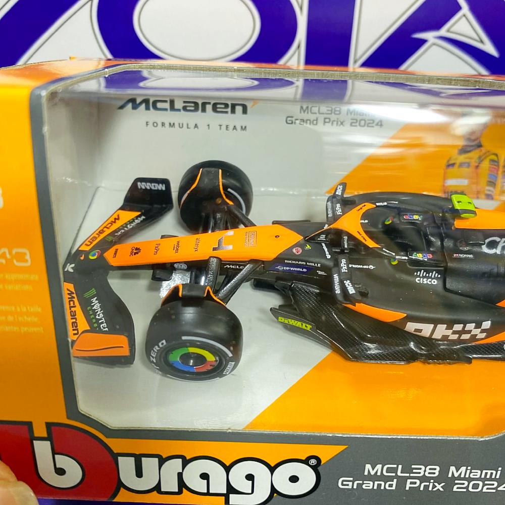 38177 LANDO NORRIS #4 MCLAREN MCL38 MIAMI GRAND PRIX 2024