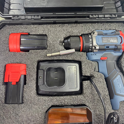 PACK PARA TALADRAR - TALADRO PROFESIONAL CON BATERIAS, DADO Y PUNTA MAGNETICA