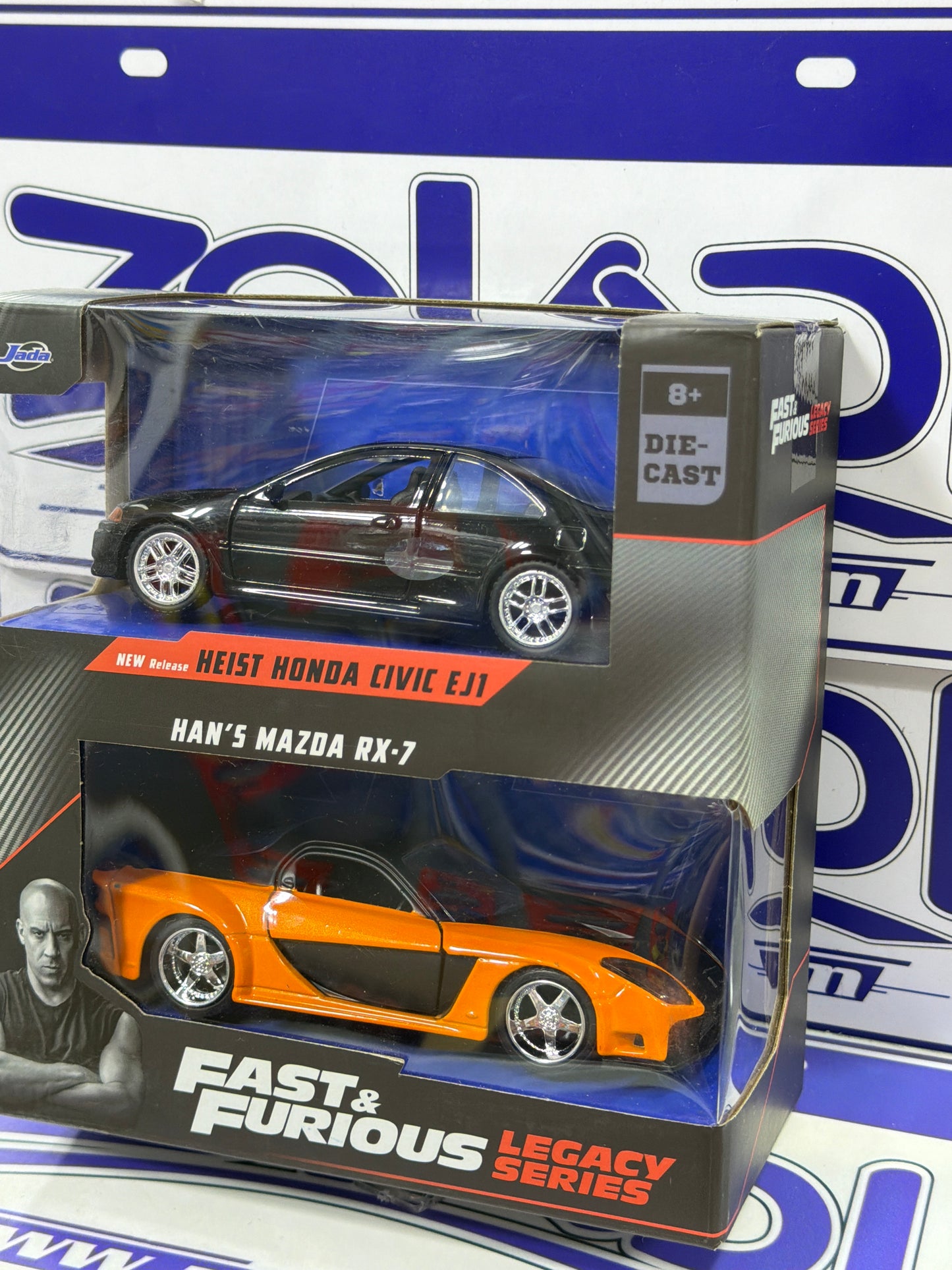 34249 HONDA CIVIC EJ1 HANS MAZDA RX7 1/32 JADA