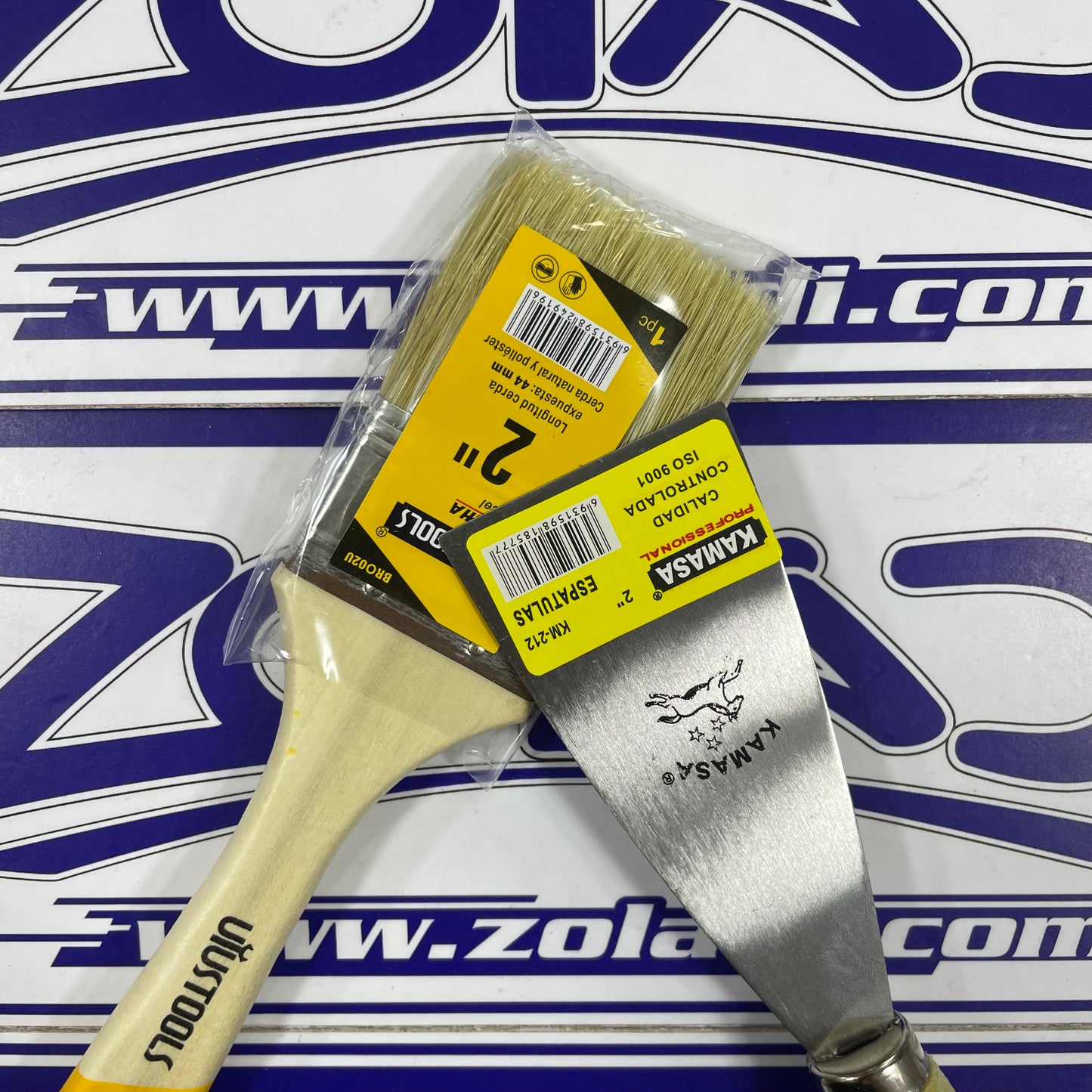 PACK DE BROCHA 2" + ESPATULA 2"